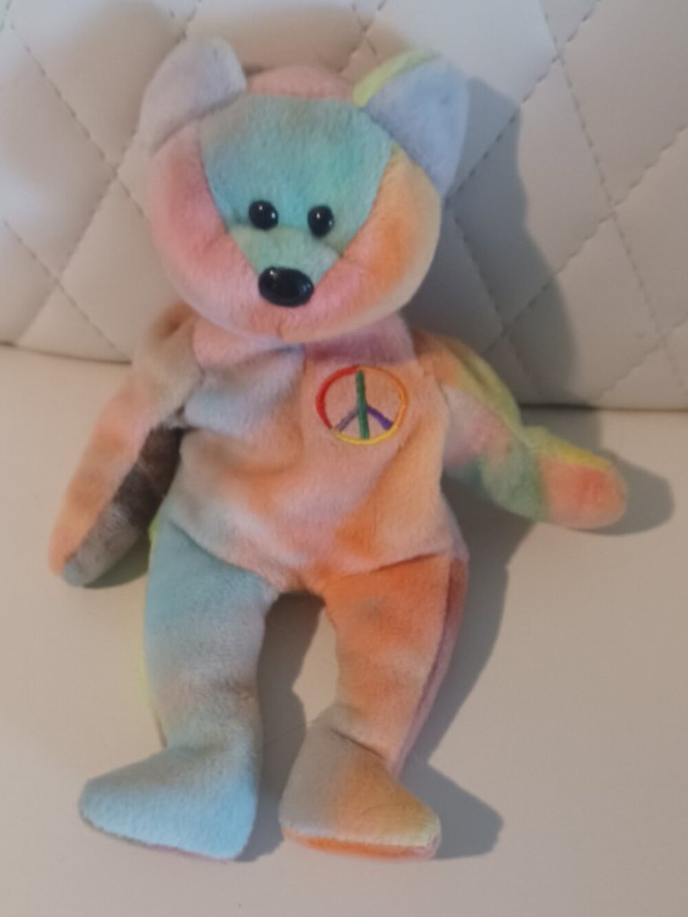 1996 Ty Peace Beanie Baby Like New Vintage